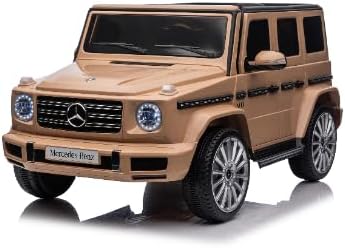 Voiture Électrique pour Enfants Mercedes G63 AMG 1 Place, 12V - télécommande parentale fournie, 1 à 5 Ans - Vitesse/Klaxon/Bluetooth/MP3/USB pour Garçons, Filles