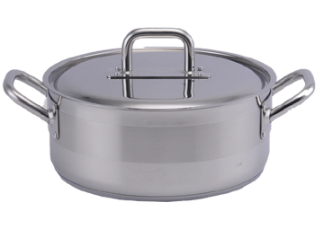 Maître D'Hôtel Faitout Marmite 50cm 36L en Acier Inoxydable - Compatible avec Cuisinière à Induction