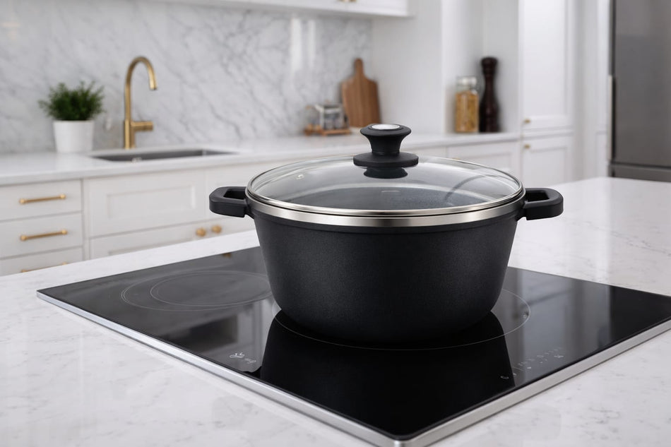 Marmite 20 cm en revêtement anti-adhésif Greblon C2+ - Induction