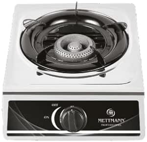 Réchaud à Gaz Vitrocéramique Métal acier Inoxydable - 1 brûleur - Réchaud Gaz Portable