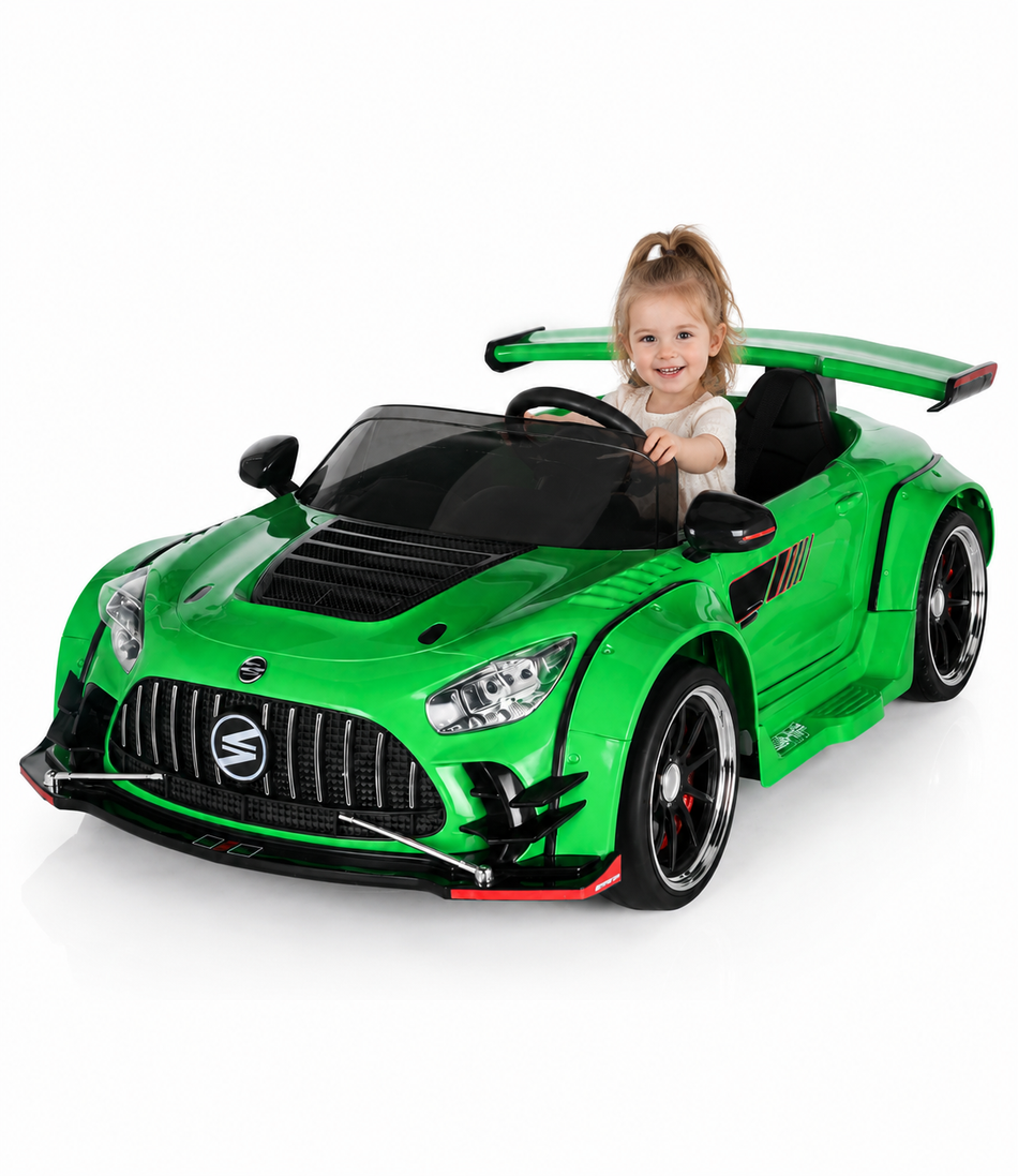 Voiture Électrique Enfant Allemande – Édition Sportive Verte