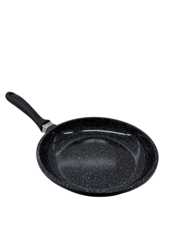 METTMANN PROFESSIONNEL - Poêle- Manche Fixe (20/24/28/32cm) - Fonte d'Aluminium - Revêtement Céramique Type Pierre - Tous Feux dont Induction - Sans PFOA