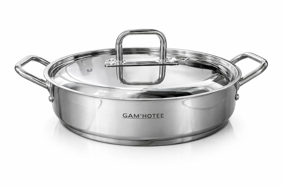 Sautoir inox 28x9cm 4 Litres induction Gam'Hotel