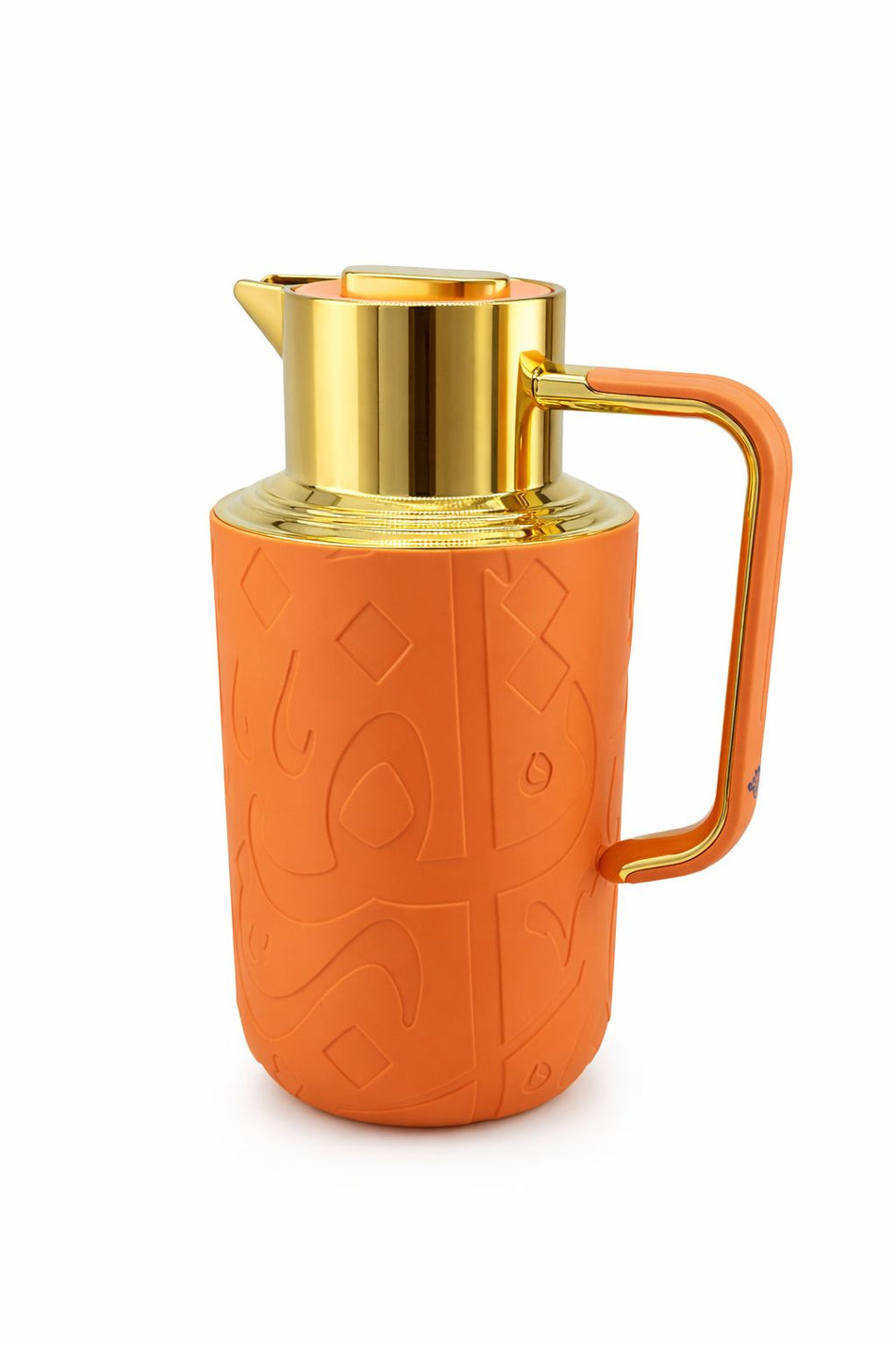 Thermos Isotherme Premium 1L – Design Élégant Orange & Or