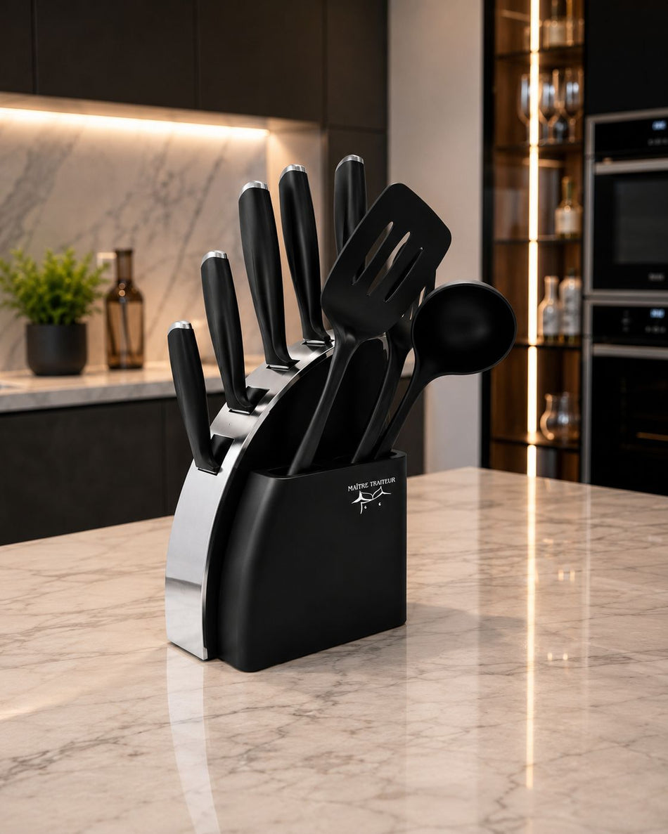 MAÎTRE TRAITEUR – Set de Couteaux 9 Pièces