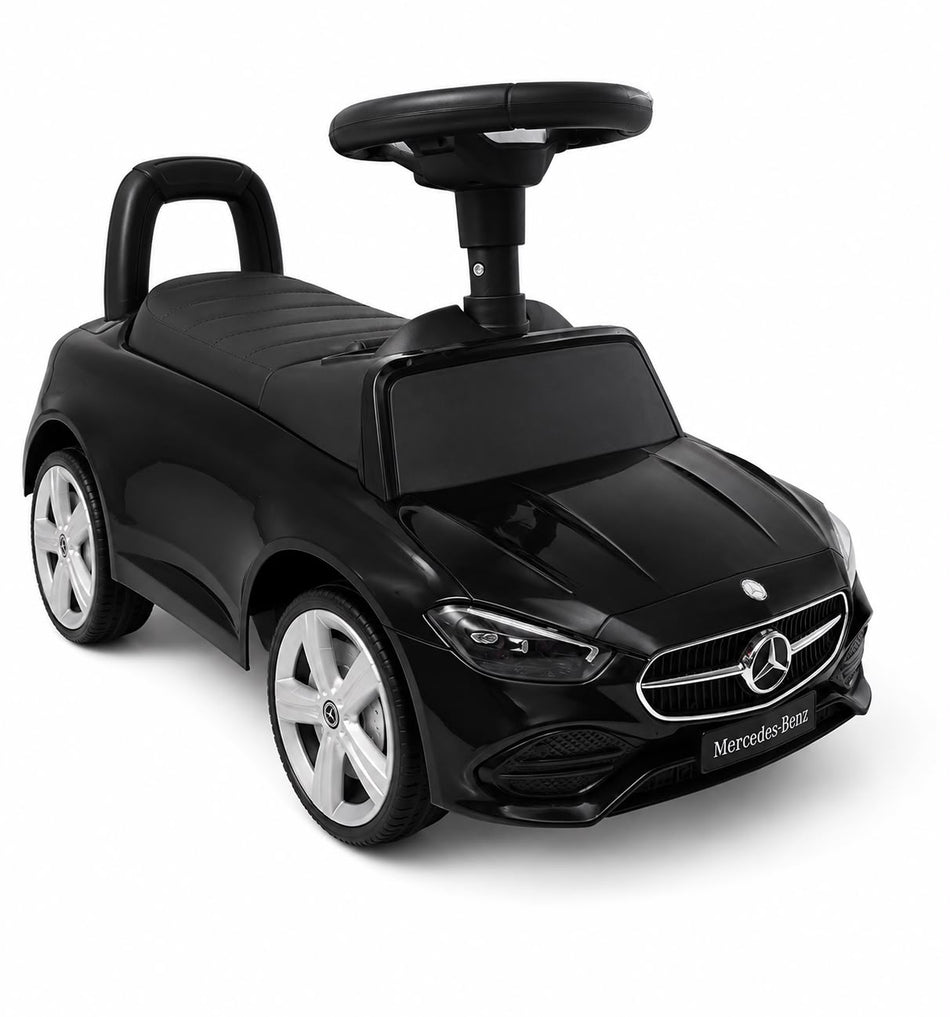 Voiture Porteur Mercedes-Benz noir pour Enfants – Élégance, Confort et Plaisir de Conduite