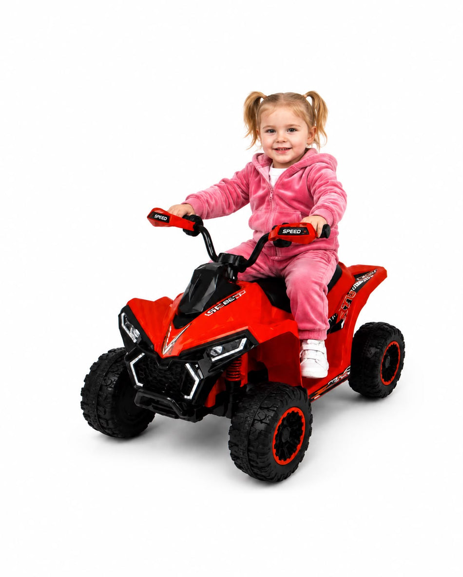 Quad Électrique Enfant 6V Rouge – 1 pace
